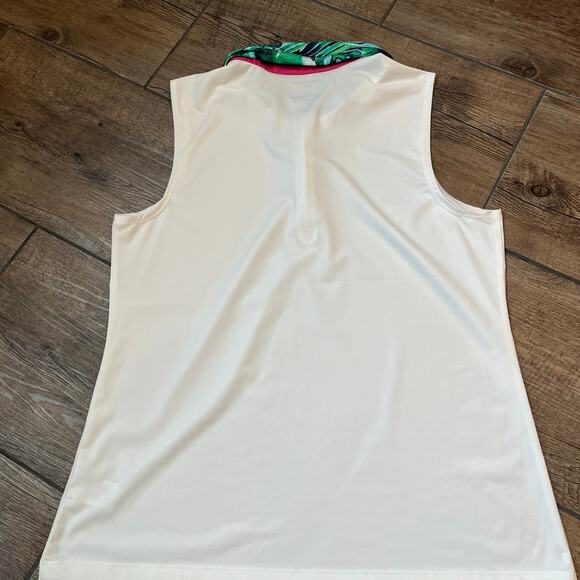Tommy Bahama Performance 1/4 zip golf tank Women's size Large - Picture 2 of 5